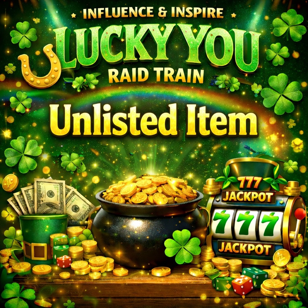 26-50 You Won Influence & Inspire Raid Train Unlisted Item